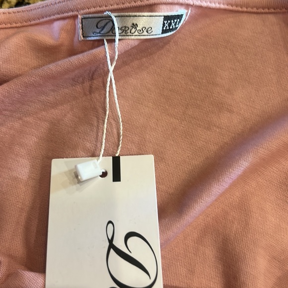 Pink Relaxed Pleated Blouse - Picture 6 of 7